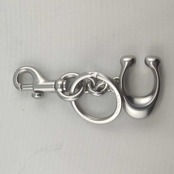 Coach Silver Keychain - Picture 1 of 3